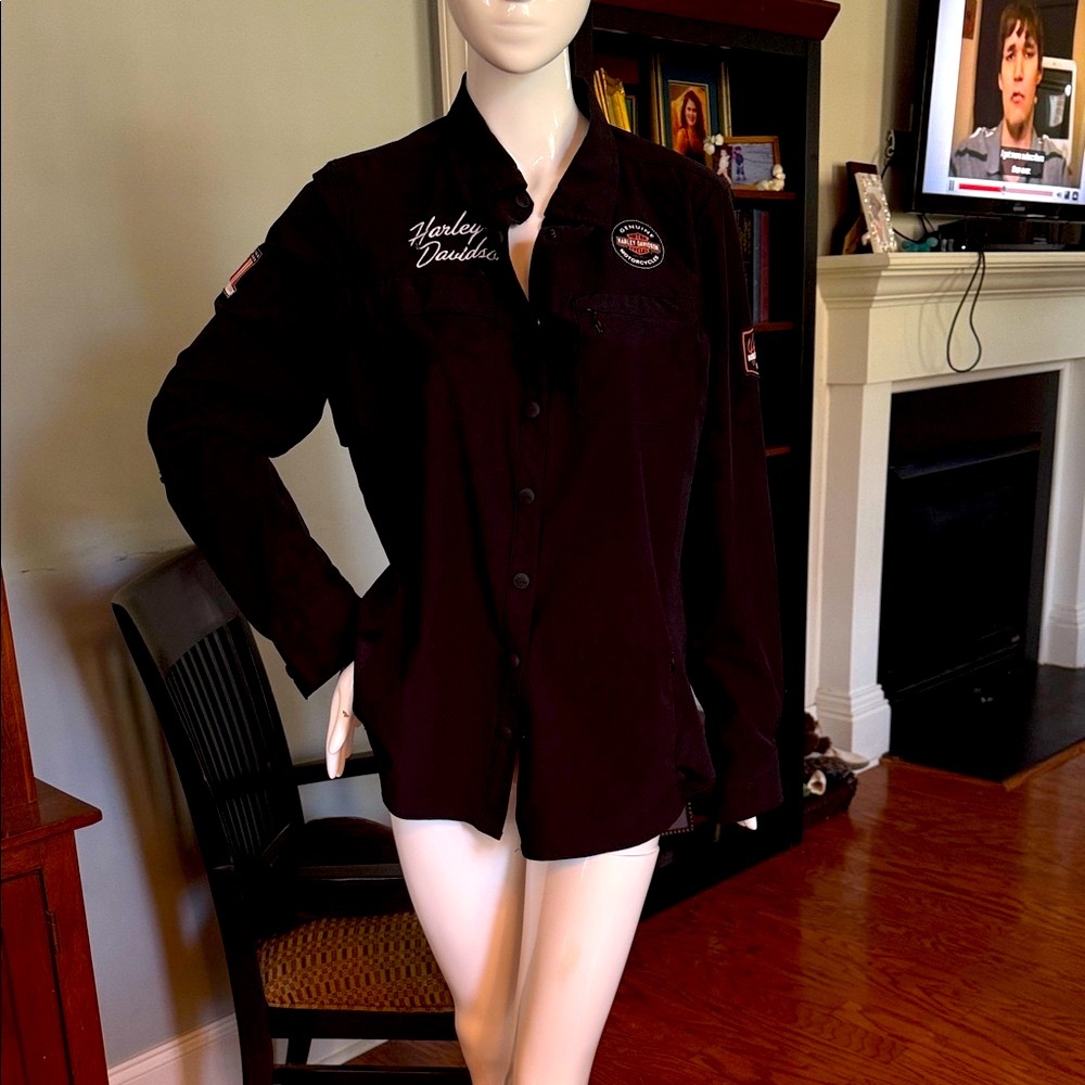 Harley-Davidson Black Long Sleeve Shirt
